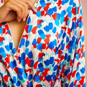 Morgan Langley Silk Robe from Anthropologie- 💯 silk- very beautiful! Like new.